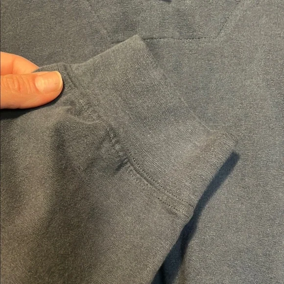 Blue Quarter-Zip Pullover with Embroidered Duck - Picture 5 of 7